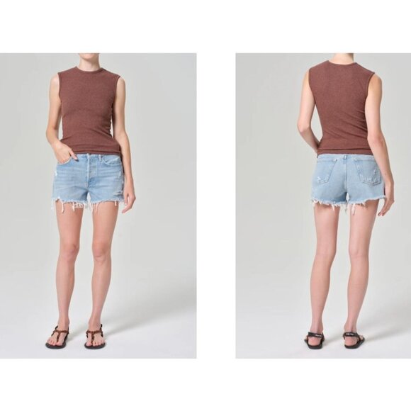 Agolde Parker Vintage Cut Off Short Swapmeet Size 30 - Picture 1 of 4